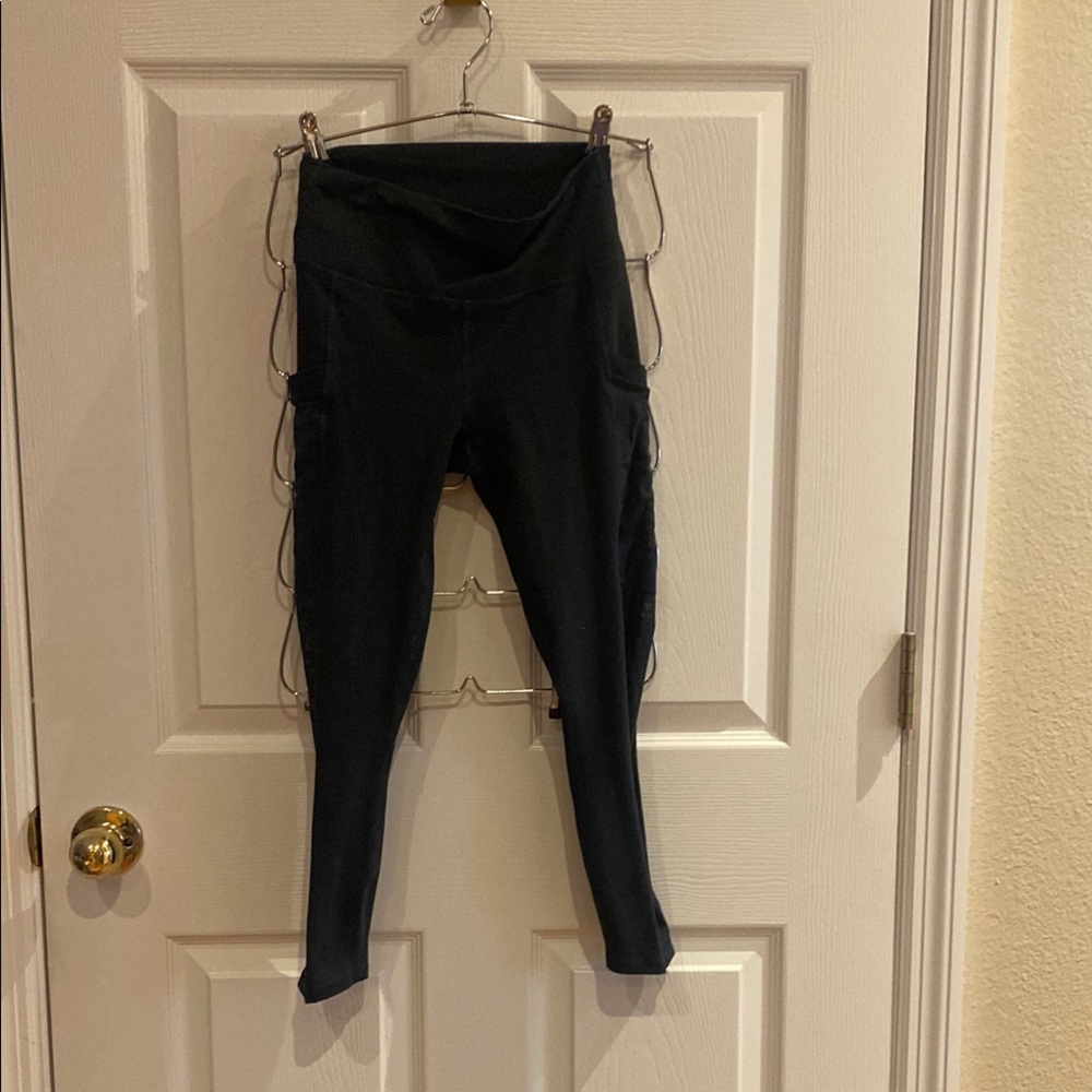 Fabletics Dark Green High Waist Leggings
